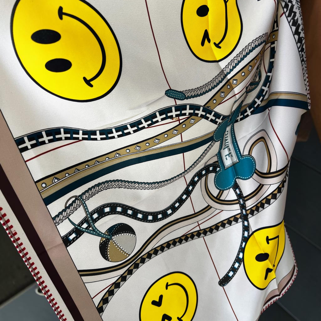 Sjaaltje viscose Smiley