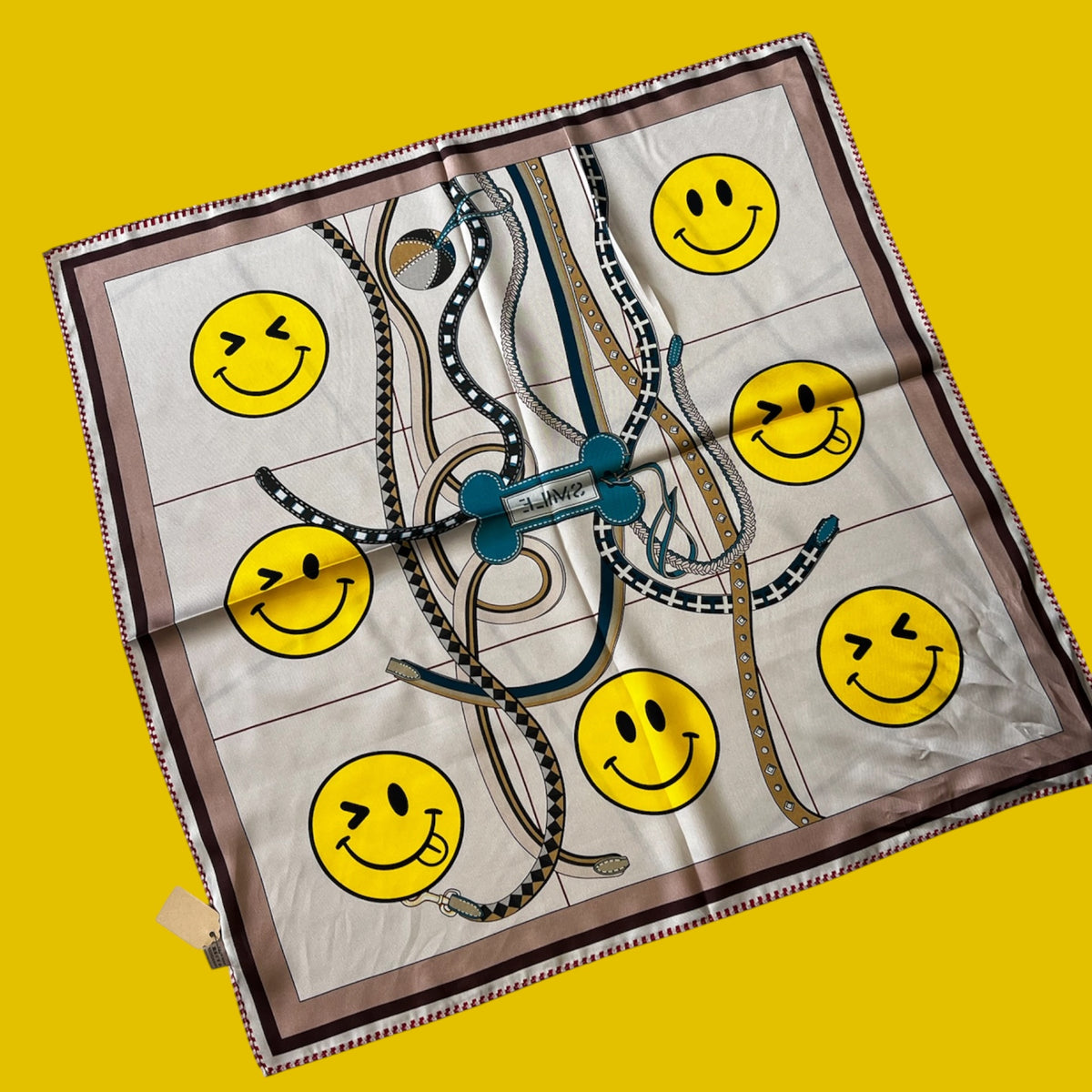 Sjaaltje viscose Smiley