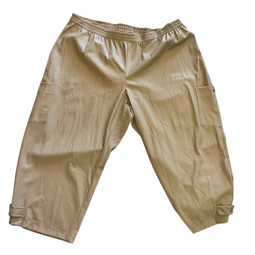 Fake leren broek Ulla Popken mt 60-62-64