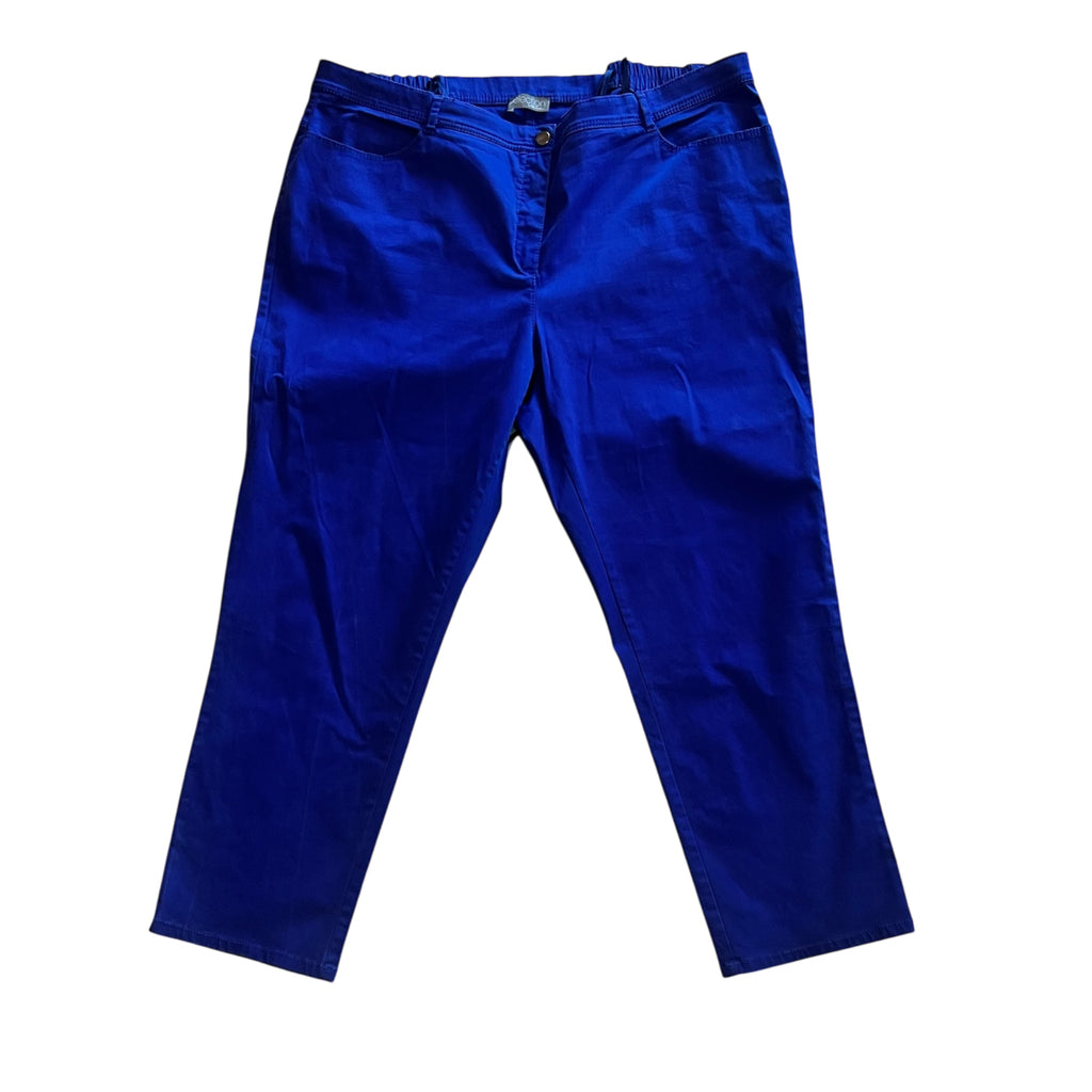 Ulla Popken Selection kobalt broek maat 54