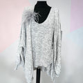 Twinset licht grijs Plus size  maat 48 tot 54/56