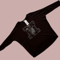 Shirt bruin zilver past voor 38 tot 44