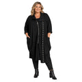 Lang vest La Bass zwart Plus Size