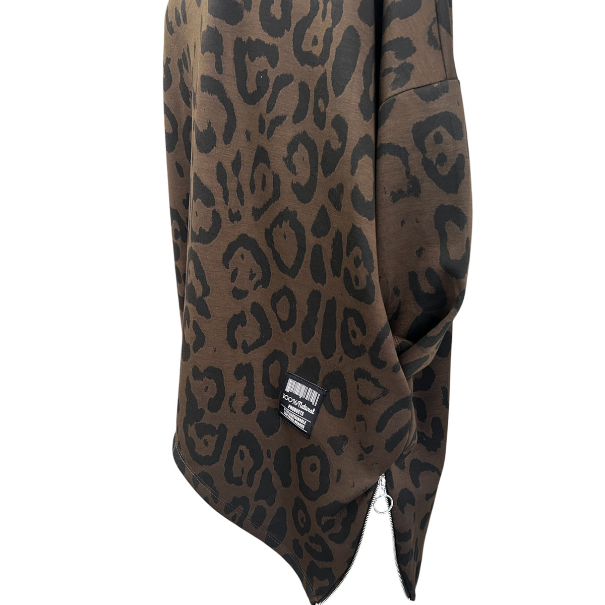 Sweatshirt bruin zwart plus size past voor meer maten tot maat 58