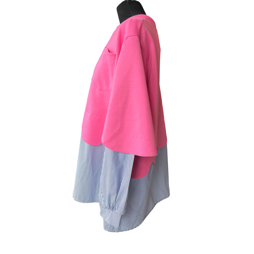 La Bass blouse shirt One size past voor maat 52-54-56