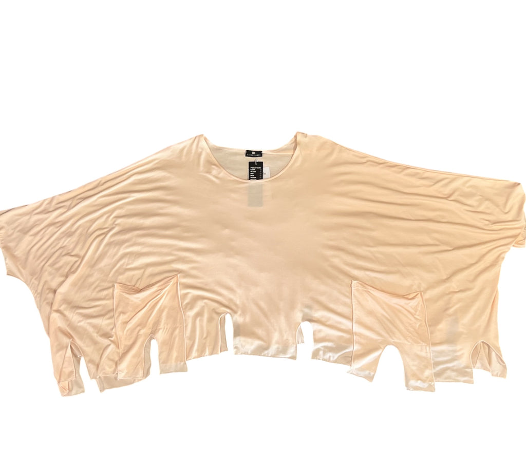 Naveed licht zalm kort tuniek One size sale maten tot maat 58