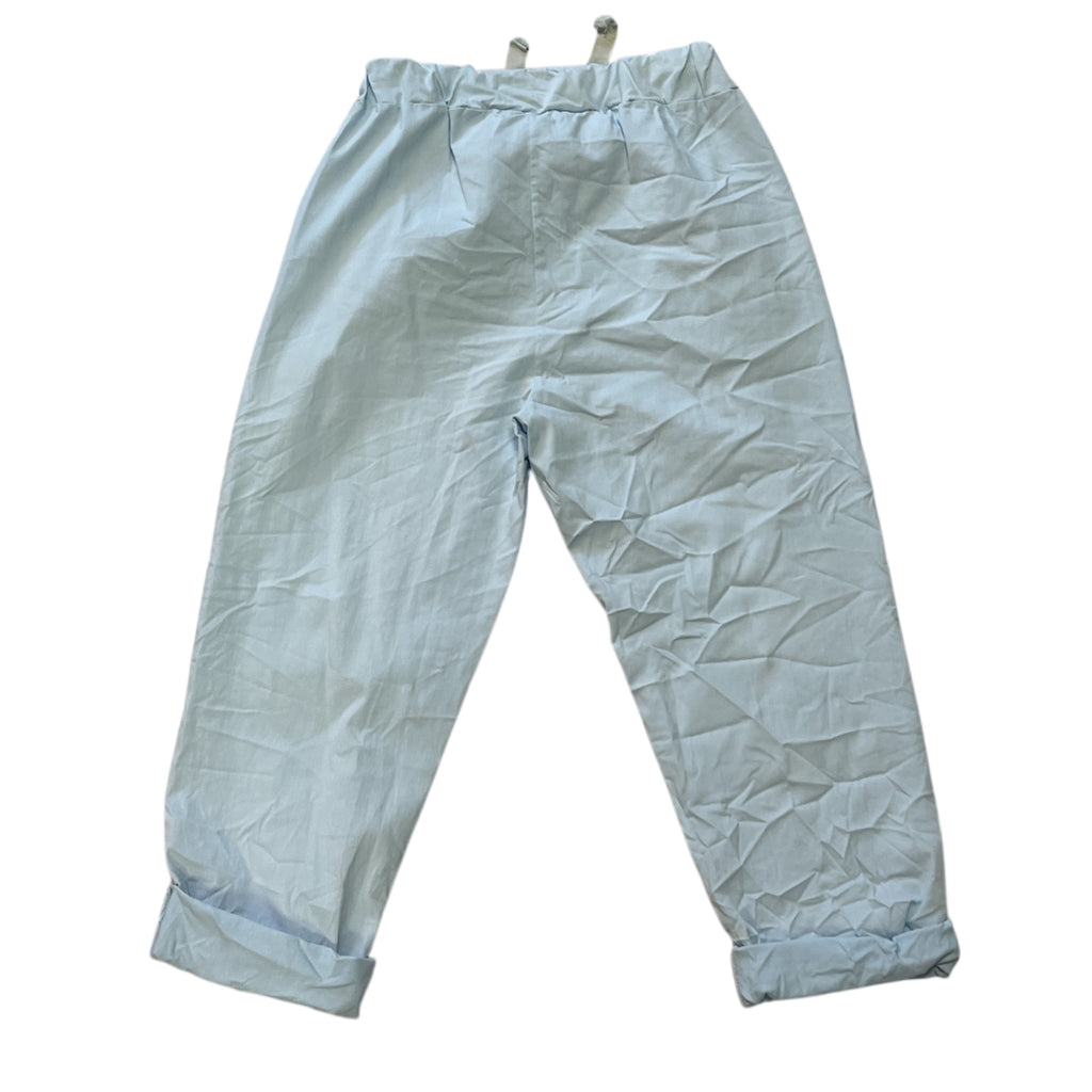 La Bass jogger met opdruk en strass past voor maat 50-52-54