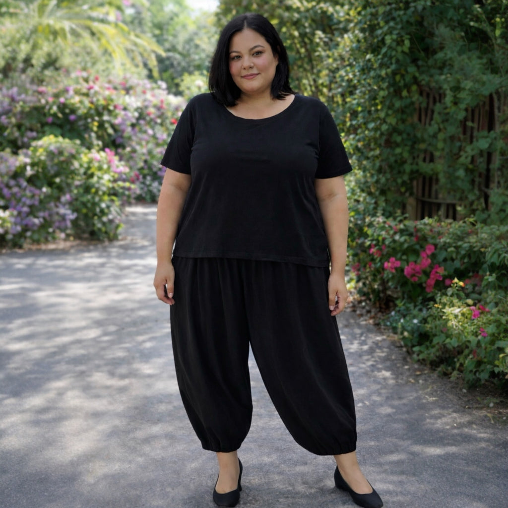 Ballonbroek Moonshine zwart in maat  50-52-54