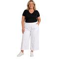 Naveed luchtige broek wijde pijpen maat  56/58 wit Plus Size