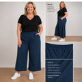 Naveed wijde broek jeans blauw maat 56/58  Plus Size