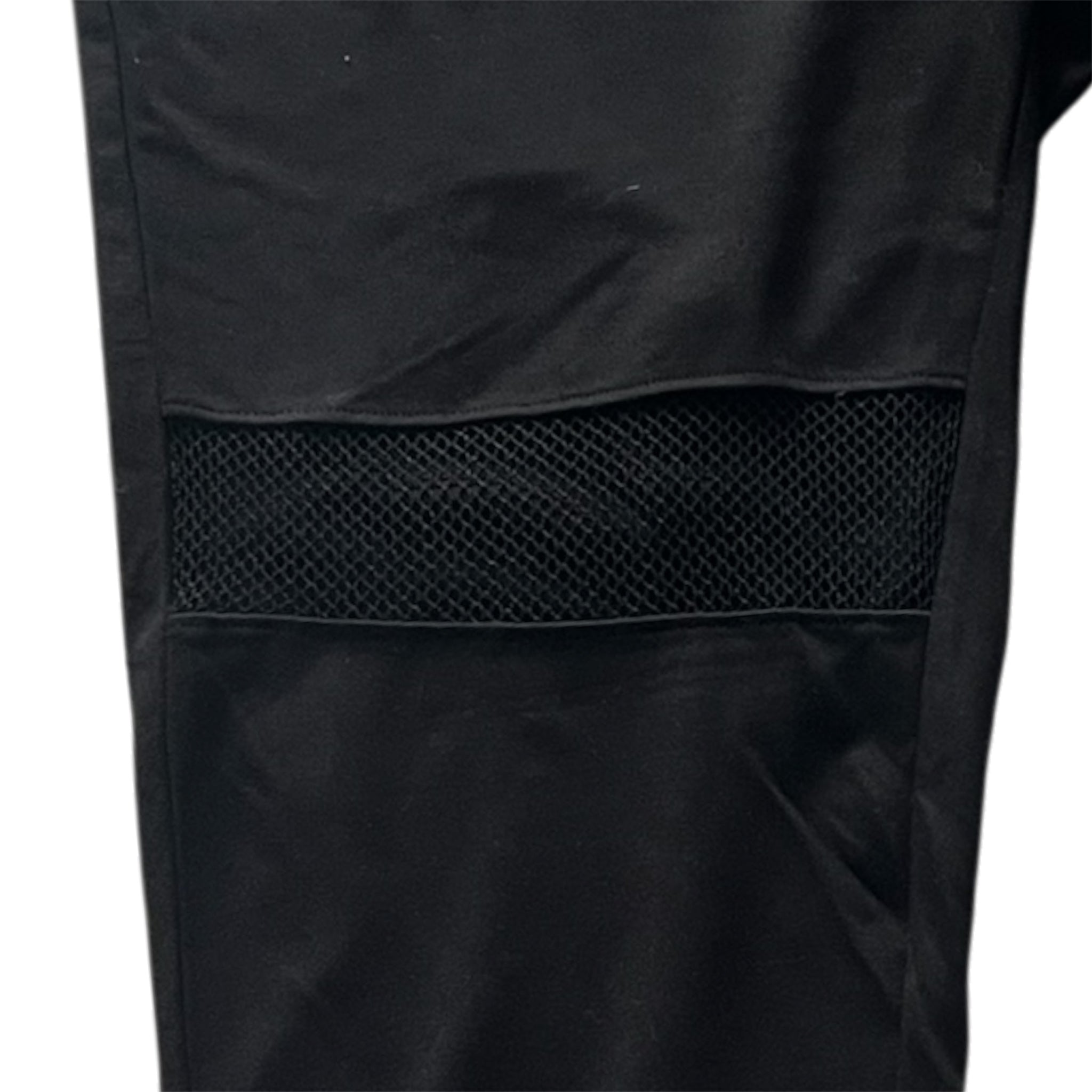 Ulla Popken legging zwart NIEUW met gaas voorkant mt 52