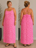 Zomerse jurk past voor 48-50-52 roze
