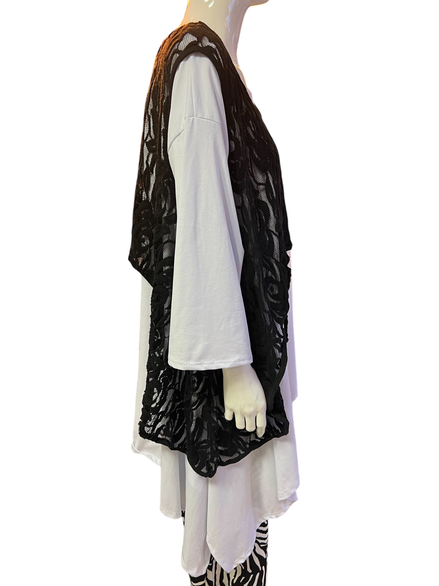 Moonshine kanten hes zwart mt 4