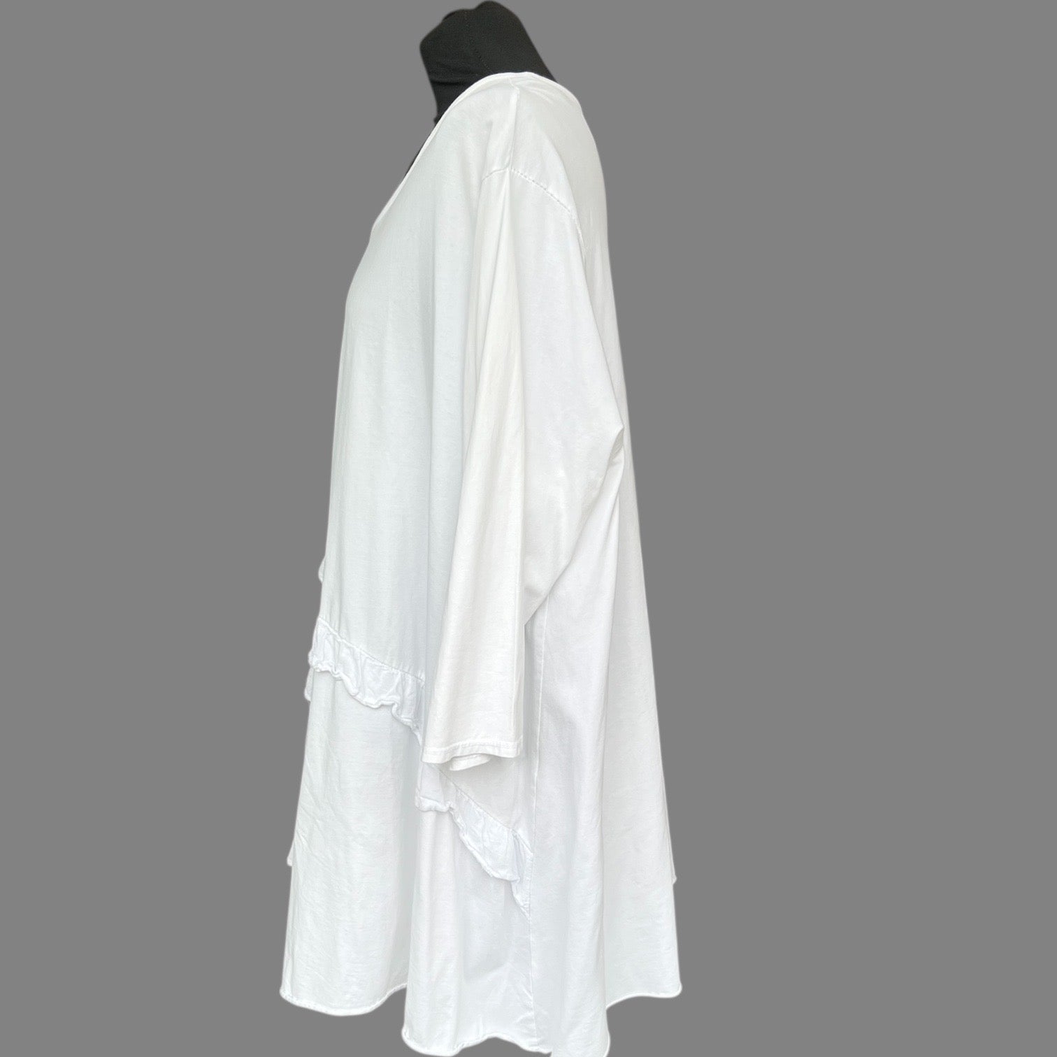 Moonshine Iets Alijn tuniek met roezelrand past voor maat 52-54 en 56