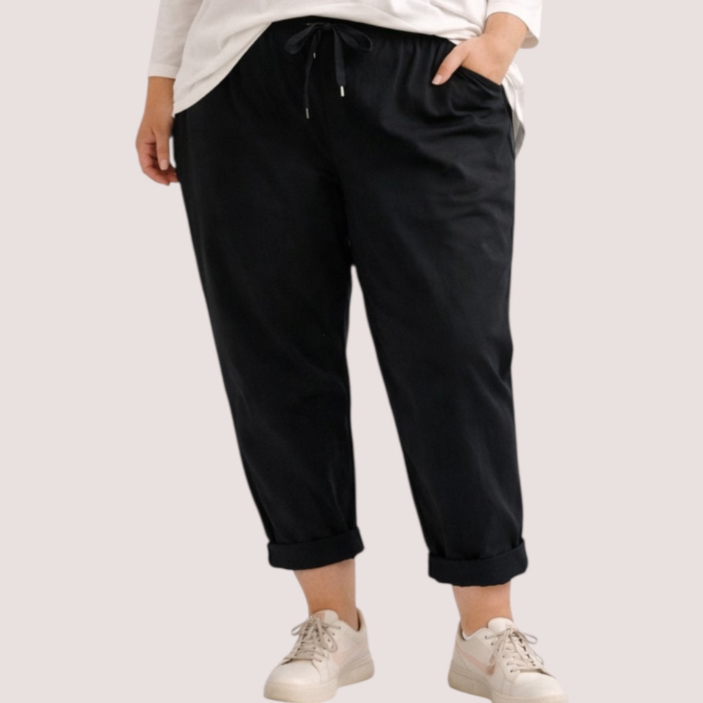 Jogger La Bass zwart past voor maat 50-52-54