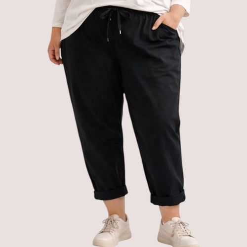 Jogger La Bass zwart past voor maat 50-52-54