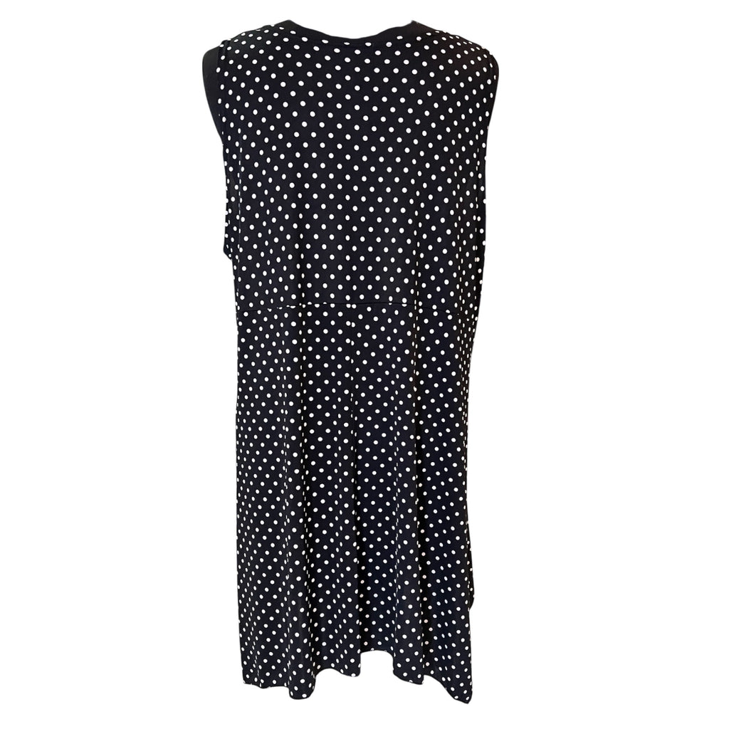 Magna top zwart wit polkadot mt 48-50-52