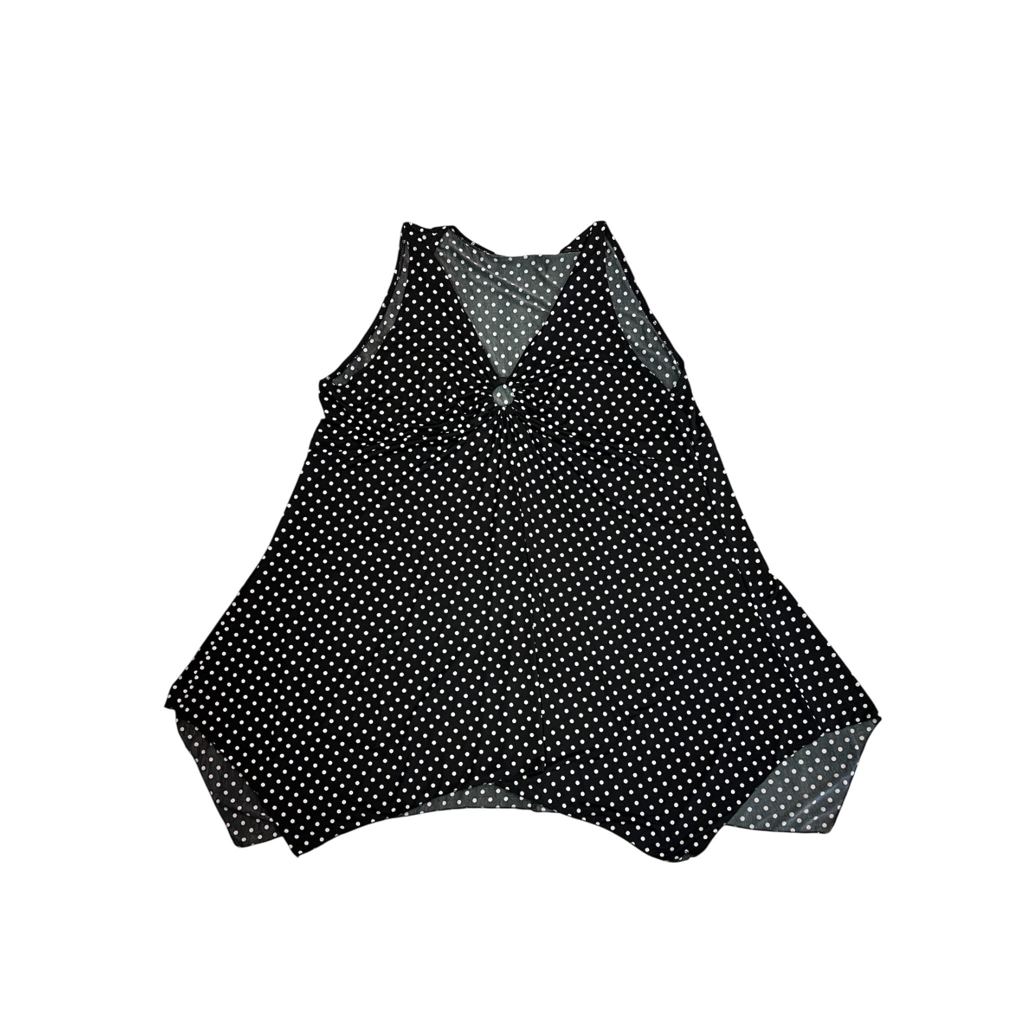 Magna top zwart wit polkadot mt 48-50-52