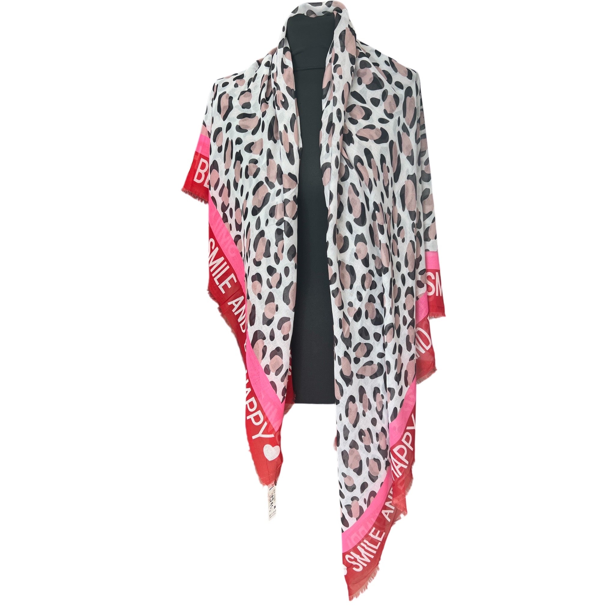 Dunne viscose sjaal groot