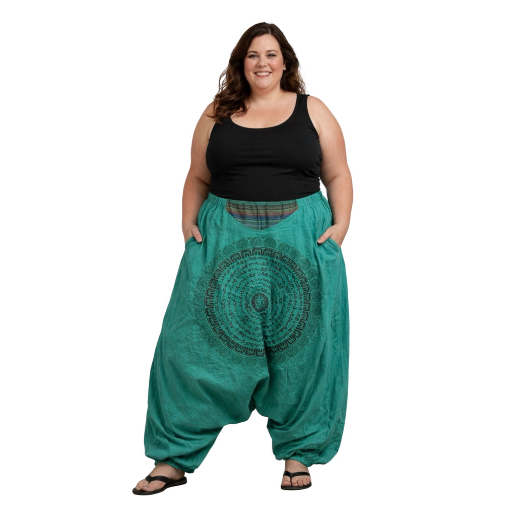 Zouave /harem broek One size past voor maat 48-50-52-54