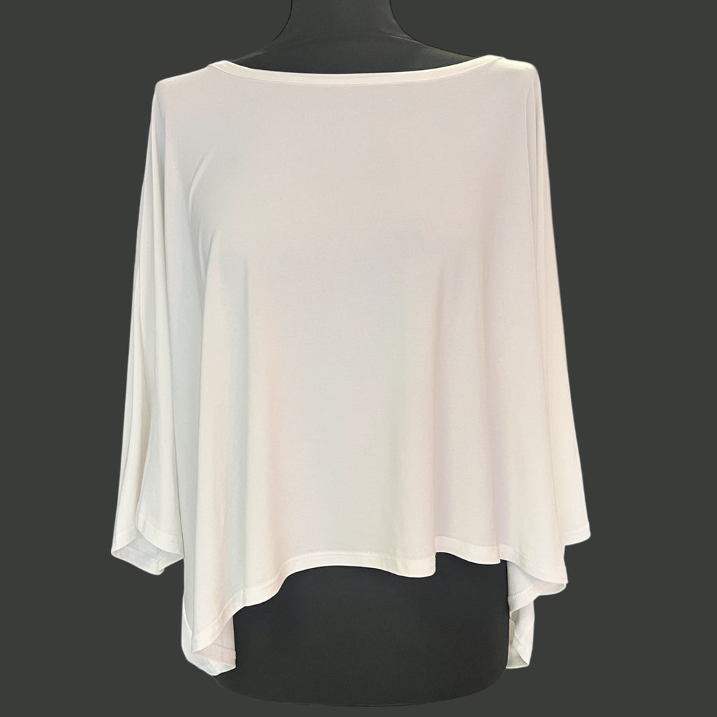 Korte top Magna ei wit past tot maat 54/56