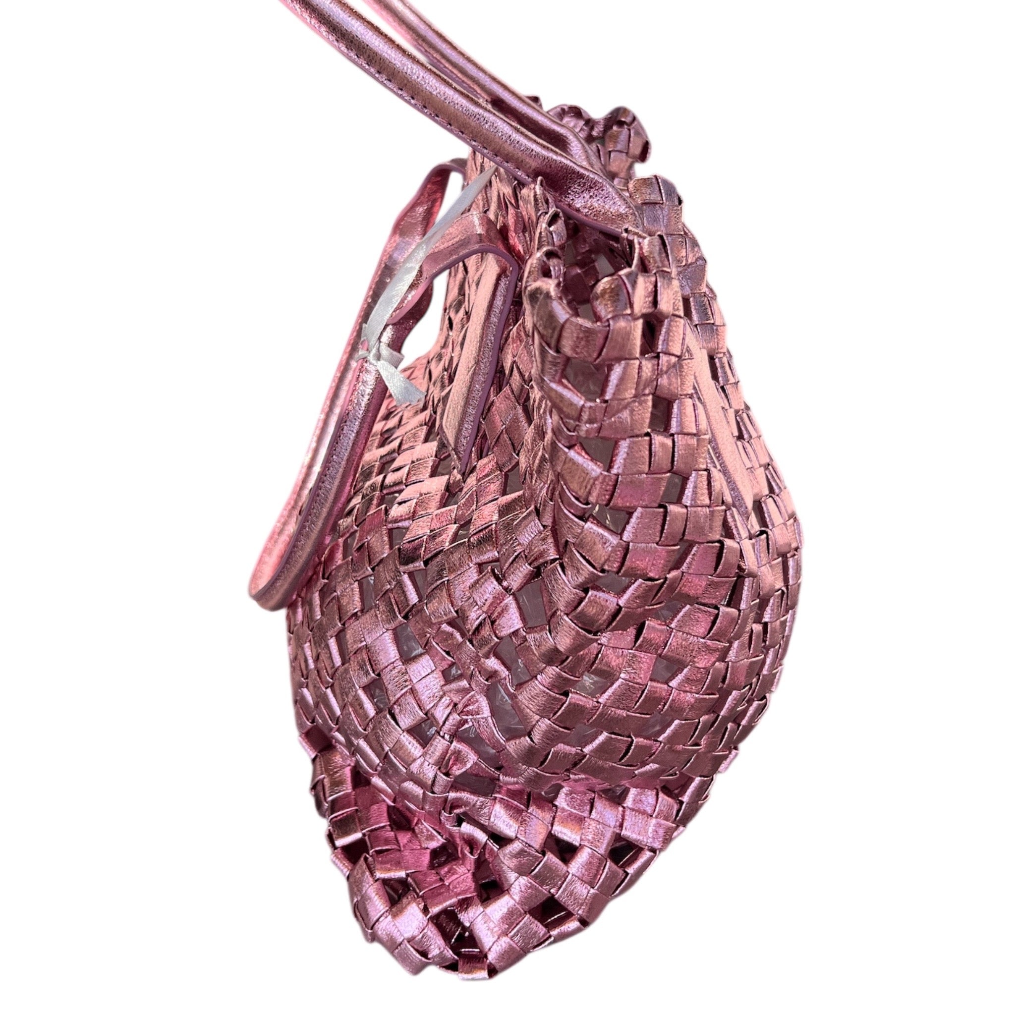 Aparte tas  roze metallic