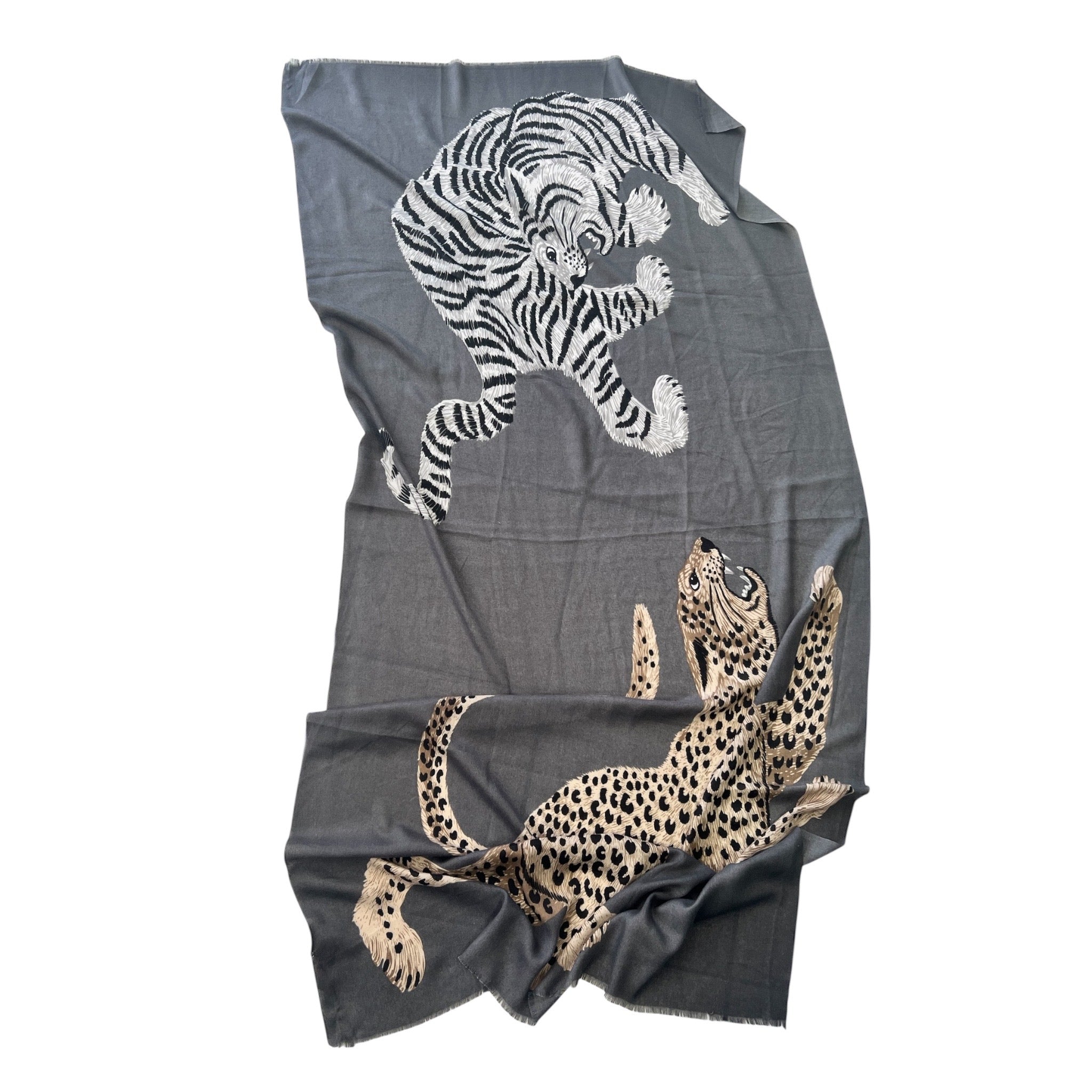 Grote sjaal met tijgers