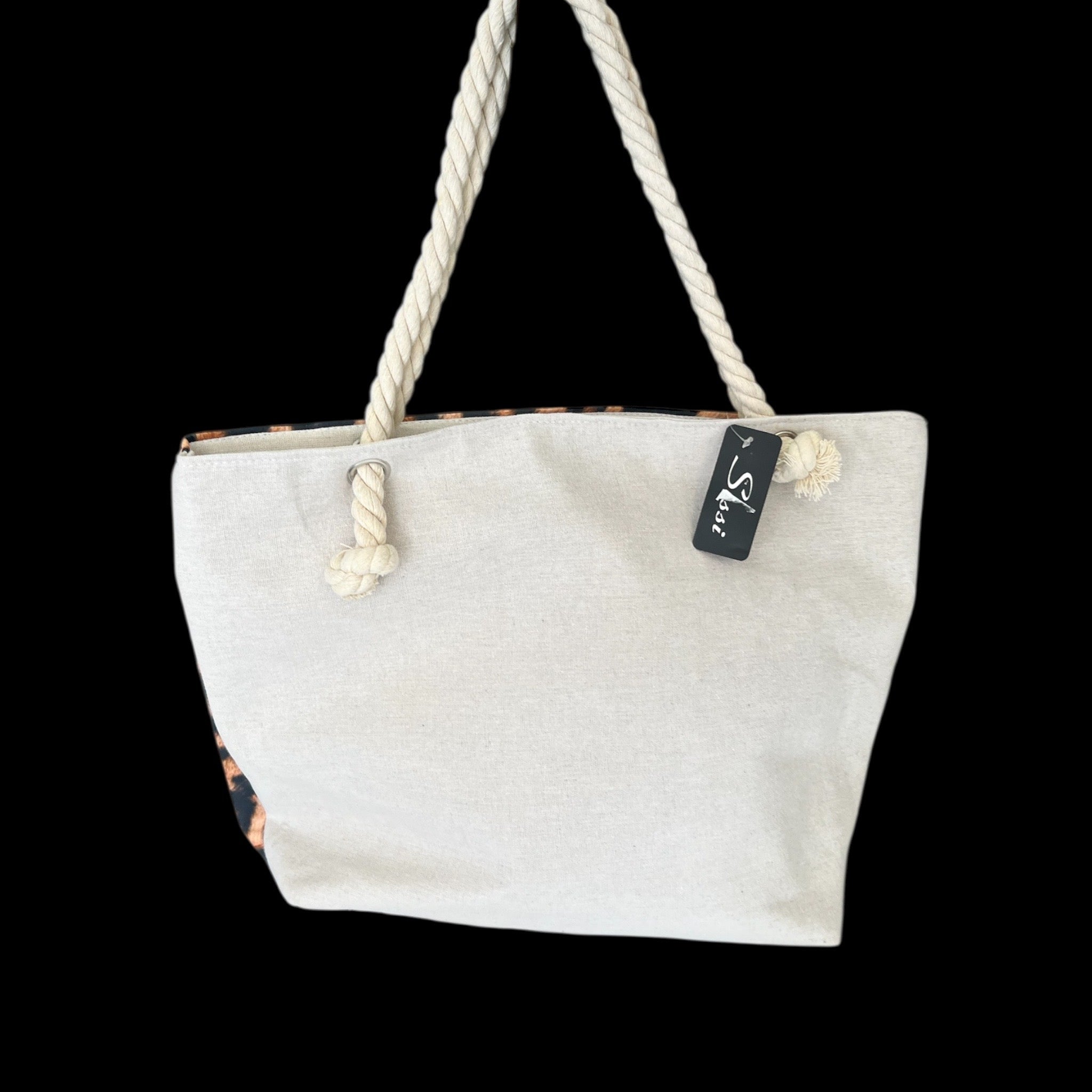 Grote canvas tas  animal print