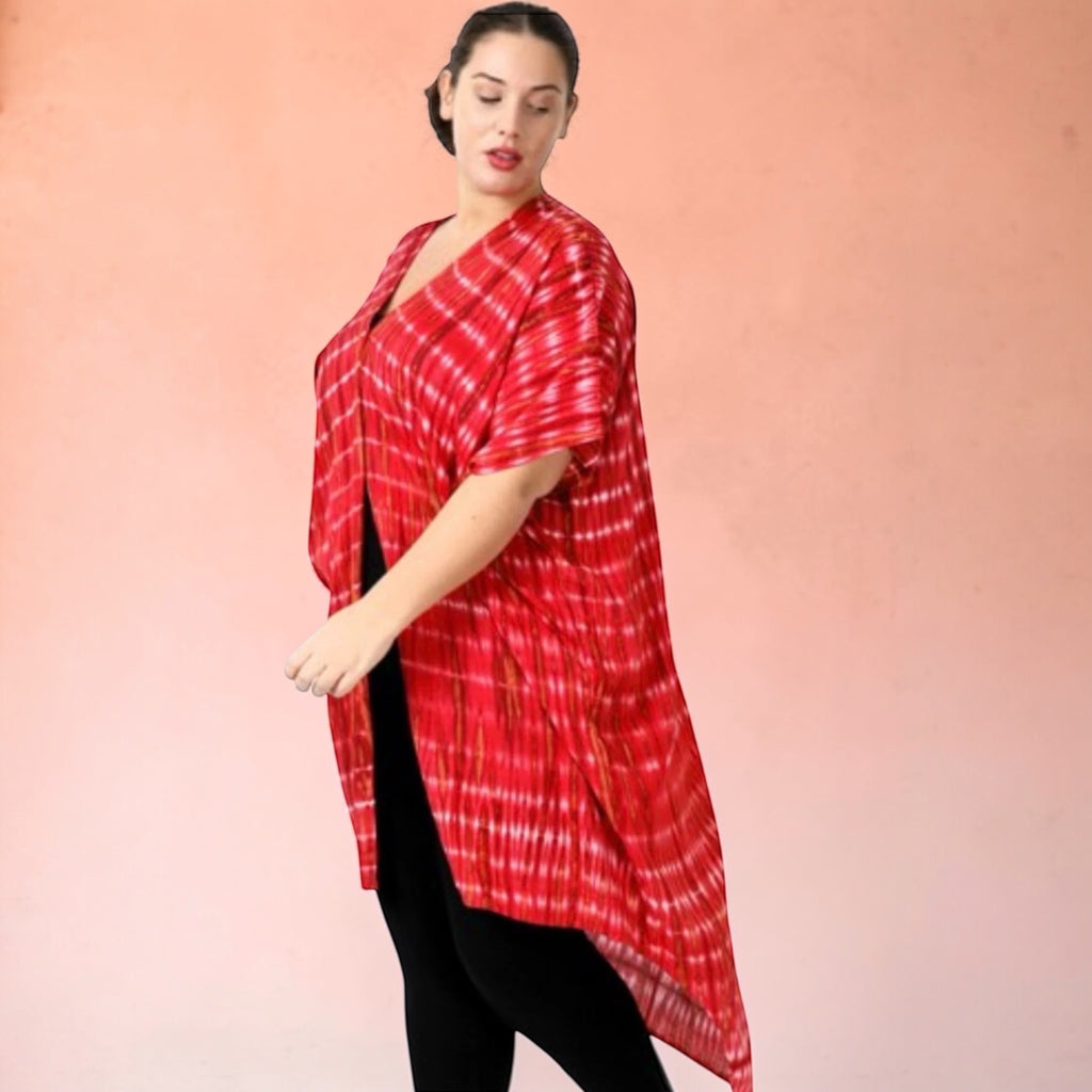 Luna serena  dun vest batik One size past voor maat 48 tot 56