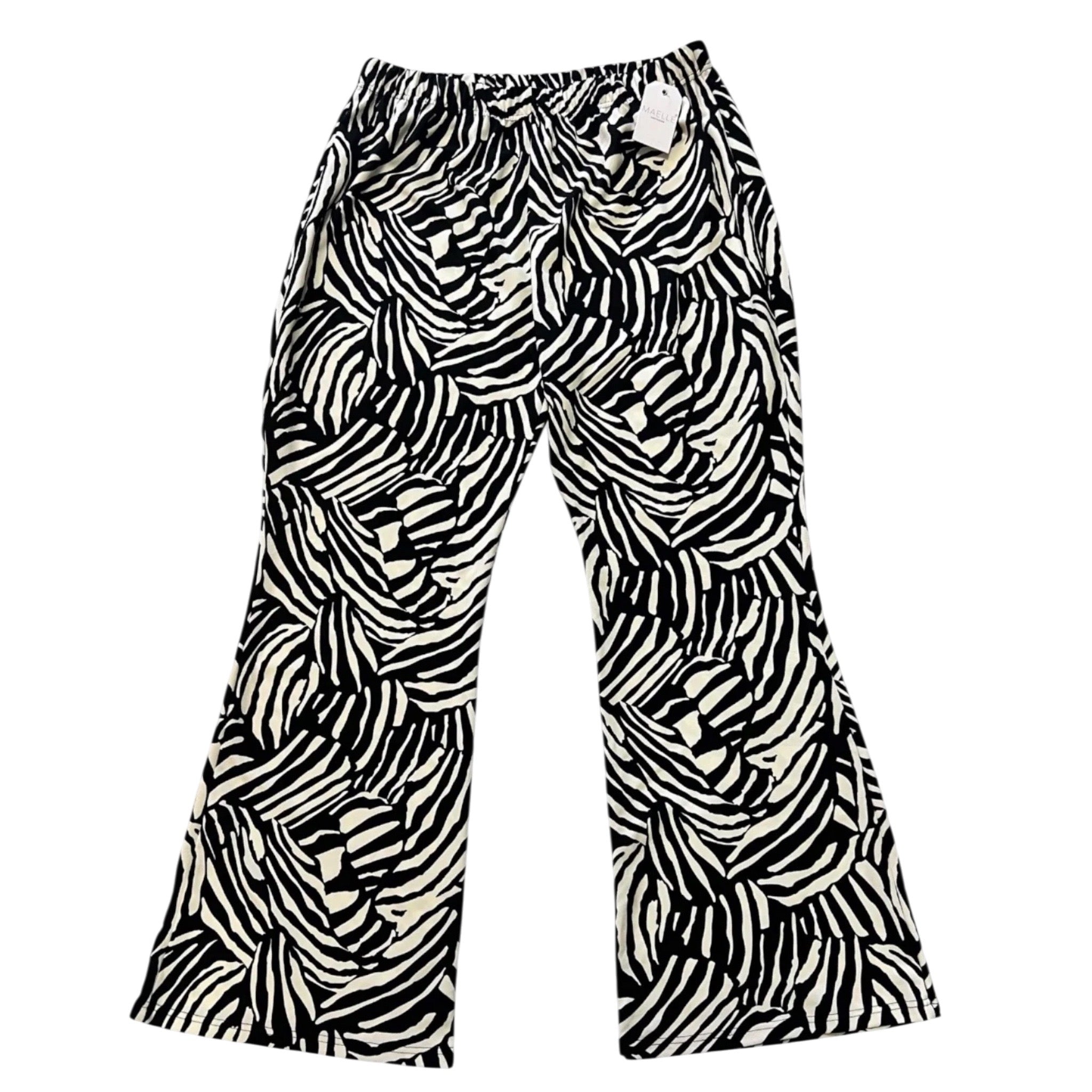 Maelle flair broek maat 56/58 zwart wit