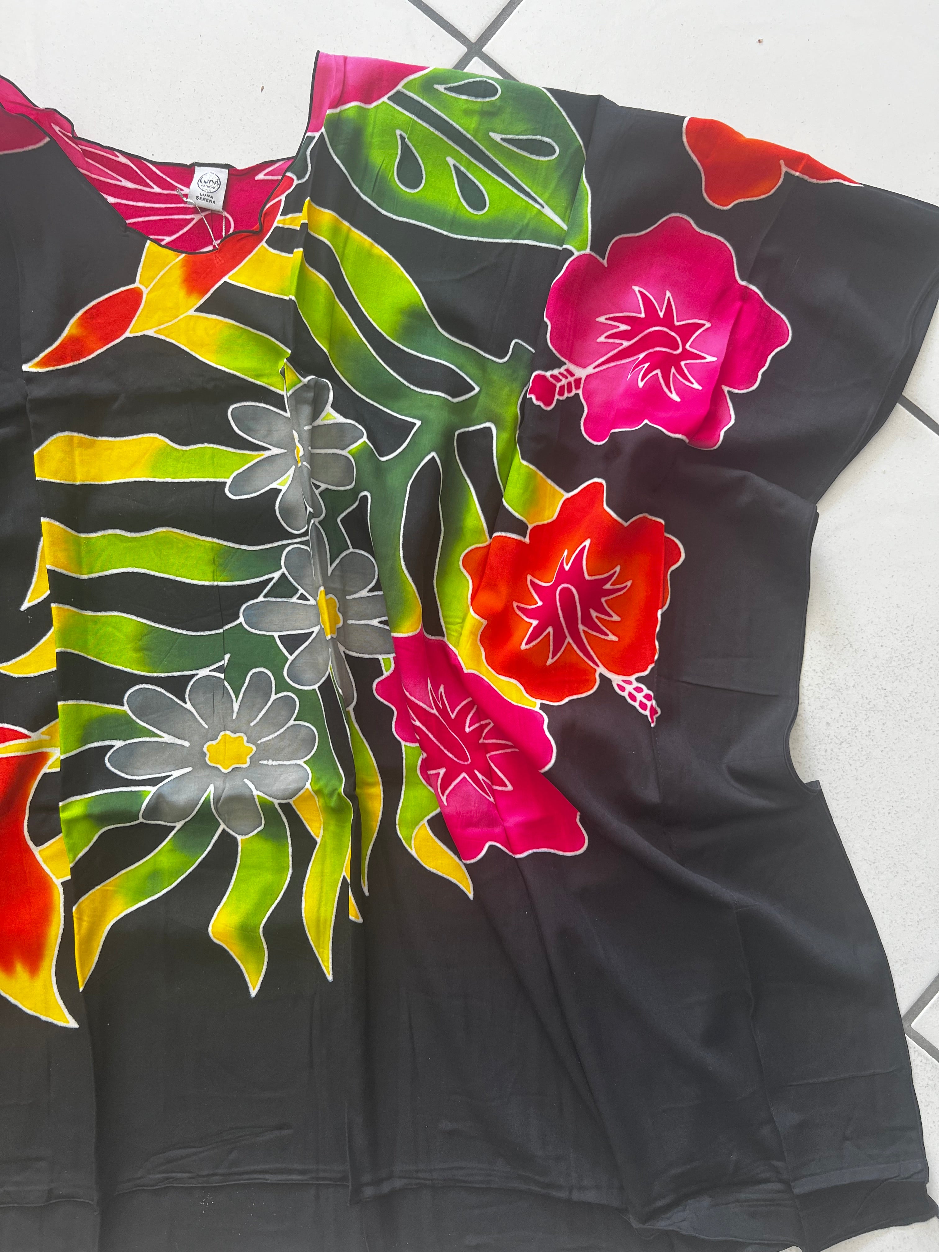 Luna Serena handbeschilderde tuniek plus size One size tot maat 58