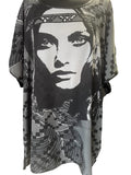 T-shirt korte mouwen Met gezicht voorkant mt 54-56-58