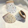 Zonneklep met strass stenen