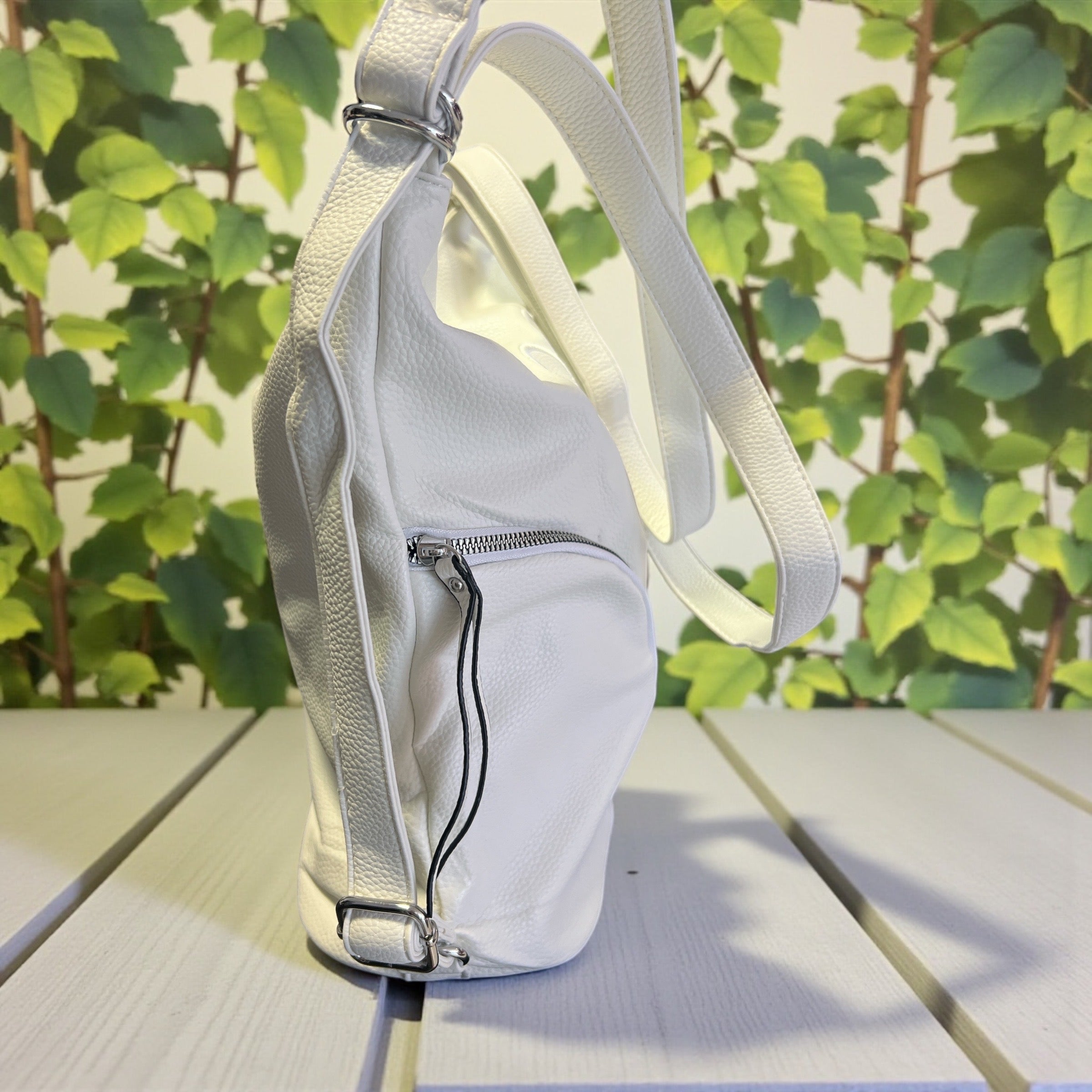 Tas met omlijning Mickey Mouse wit