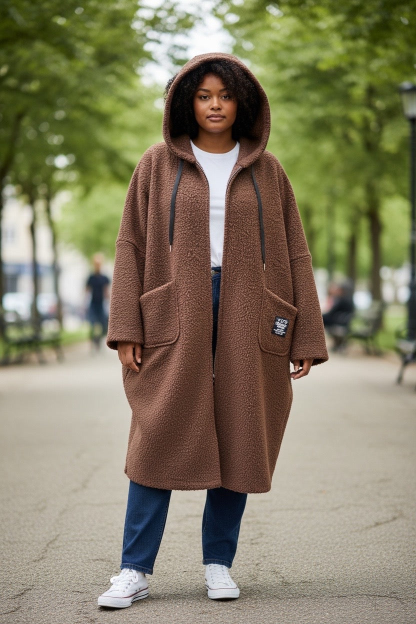 Vest jas in bruin One size