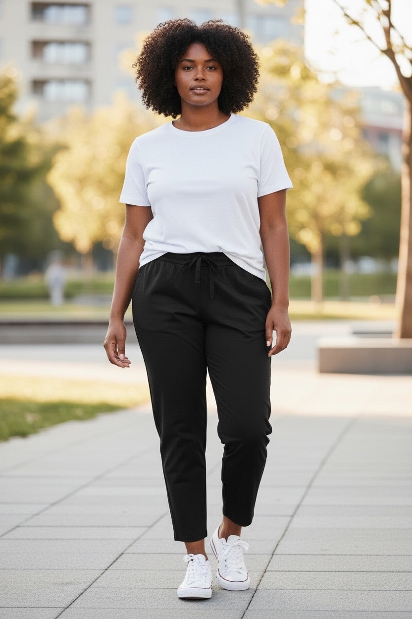 Jogger broek zwart  mt 50-52-54