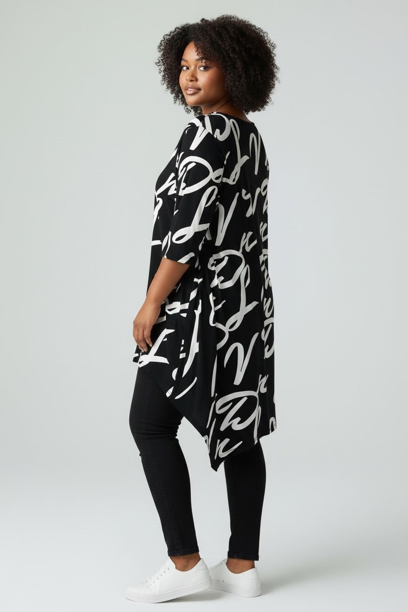 Magna Alijn zwart wit mt 52/54 en 56/58