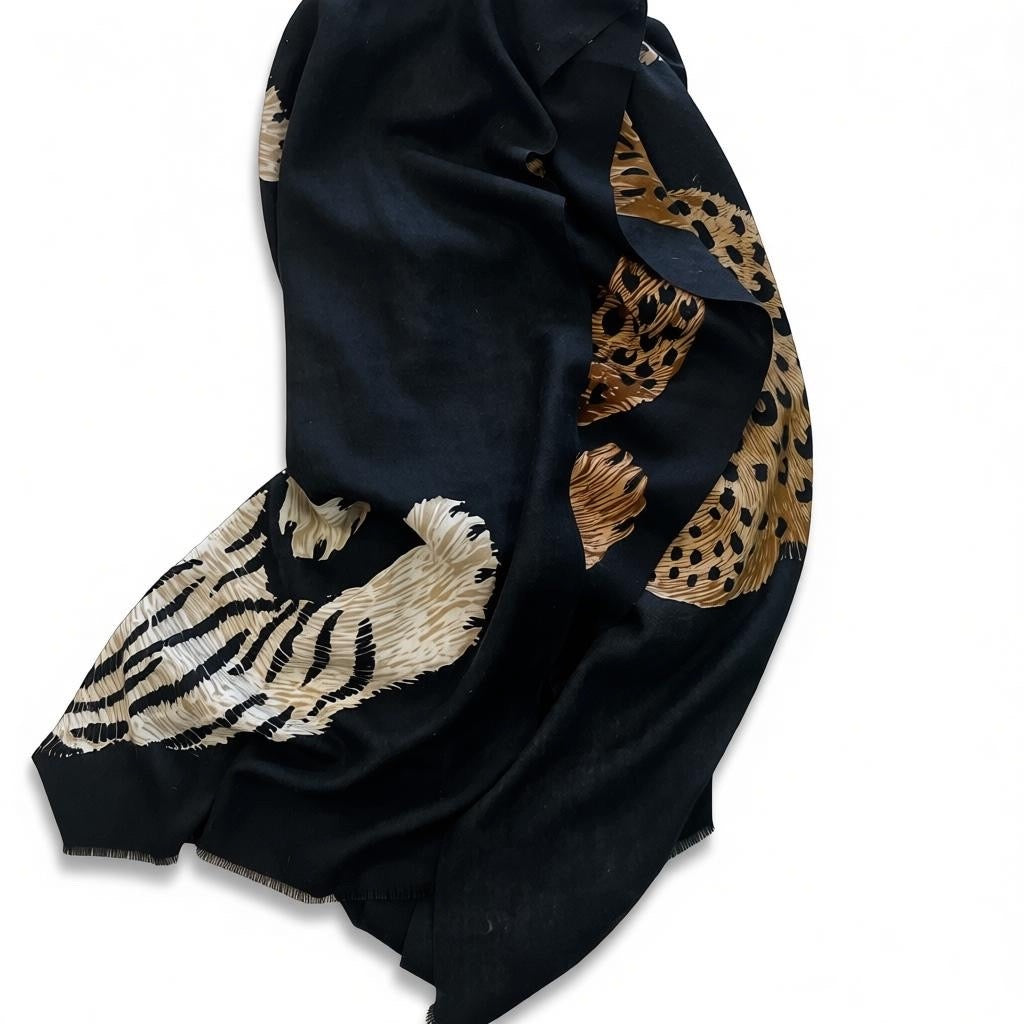 Shawl  met animal print