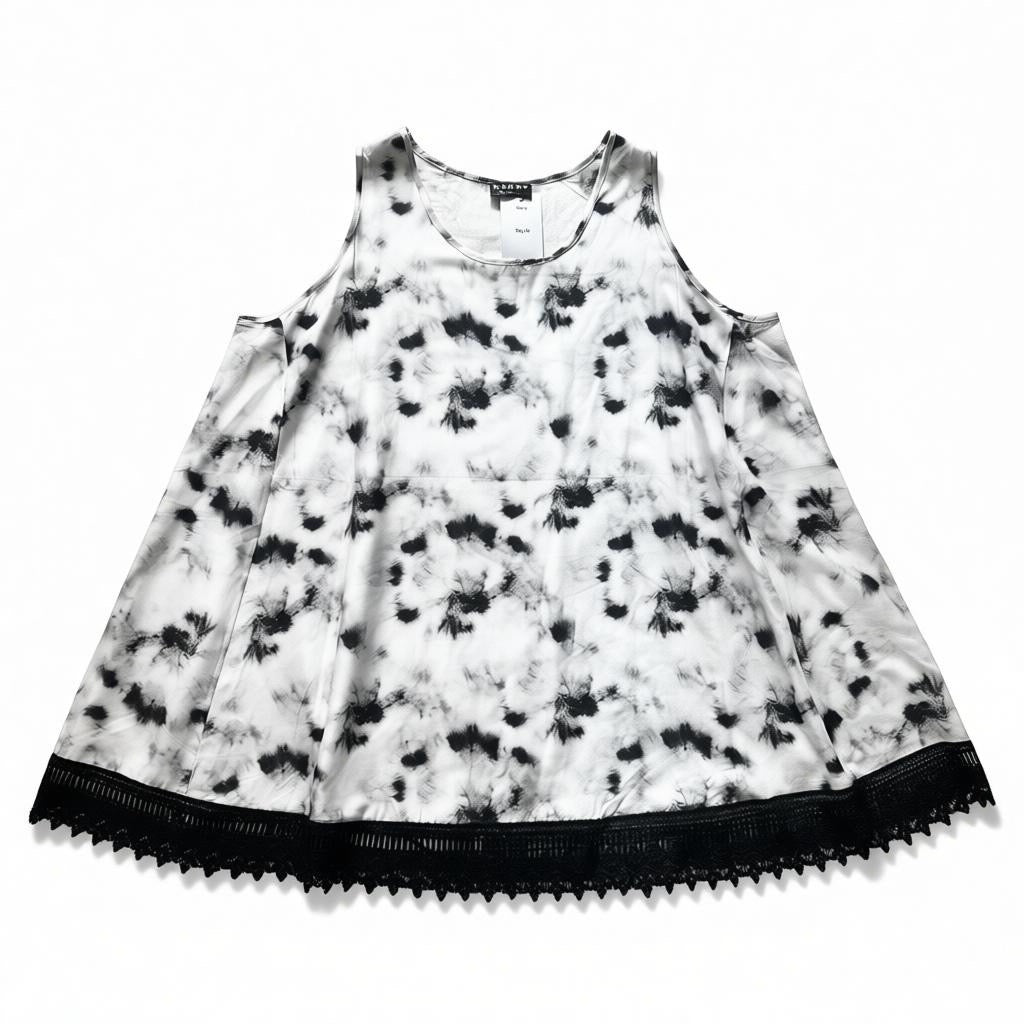 Top Alijn R.A.F.A.Y zwart wit een maat voor 50 tot kleine 54