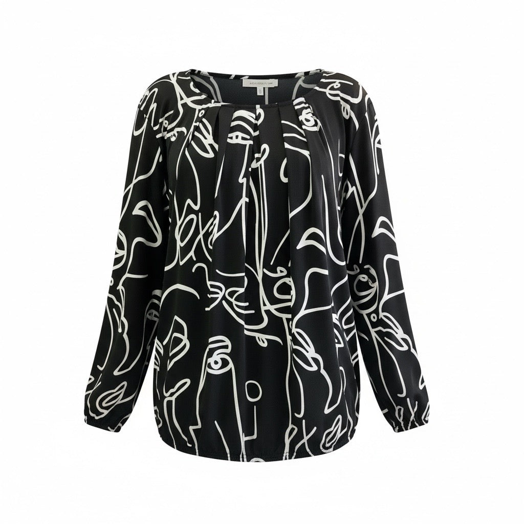 Blouson Magna mt 52/54 in zwart/wit