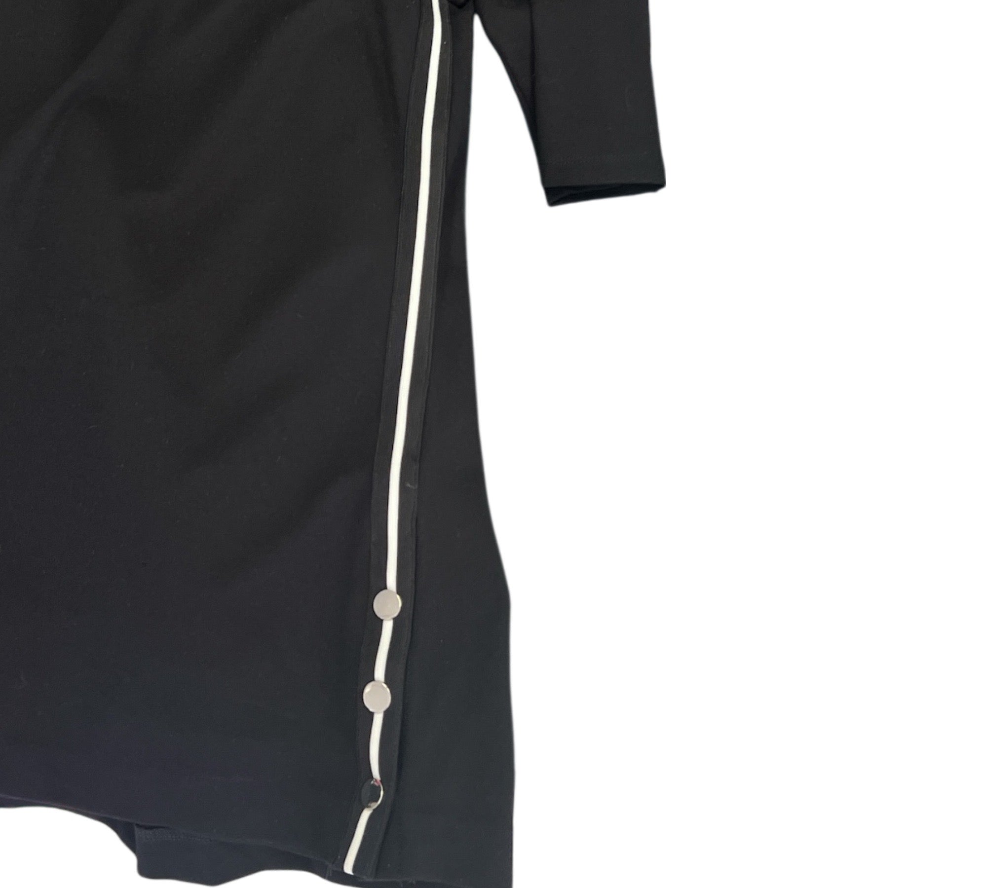 Shirt zwart met witte bies maat 48 Via Appia Due