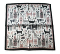 Sjaal met dieren print