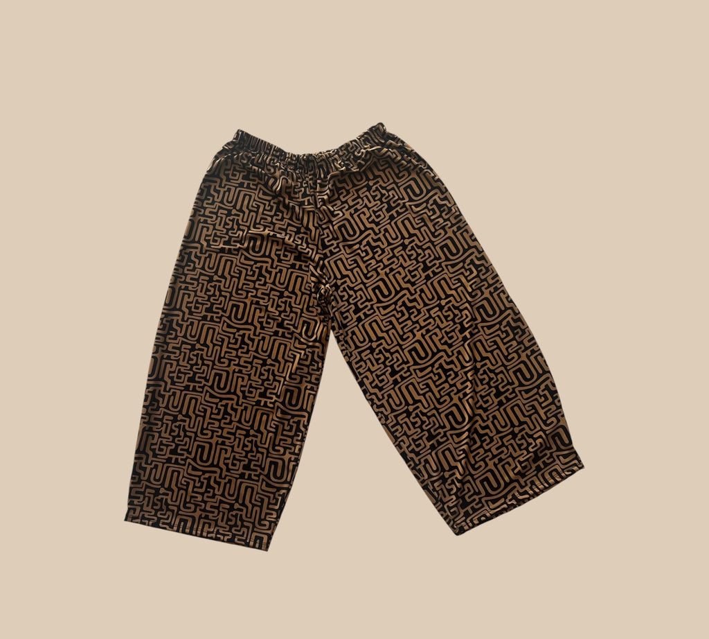 Naveed stretch wijdere broek enkel hoogte One size past voor maat 48-50- 52